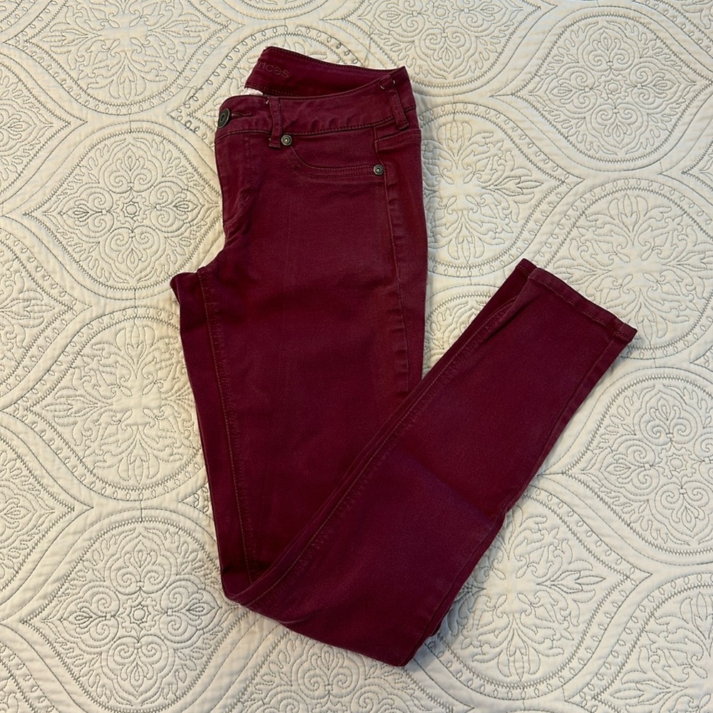Maurice's pink skinny jeans size XS